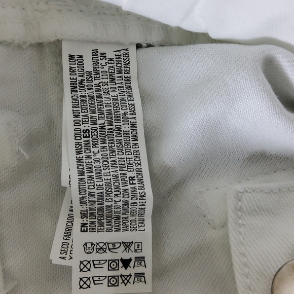 Forever 21 Women's  Distressed Jeans White Size 31 - Picture 5 of 5